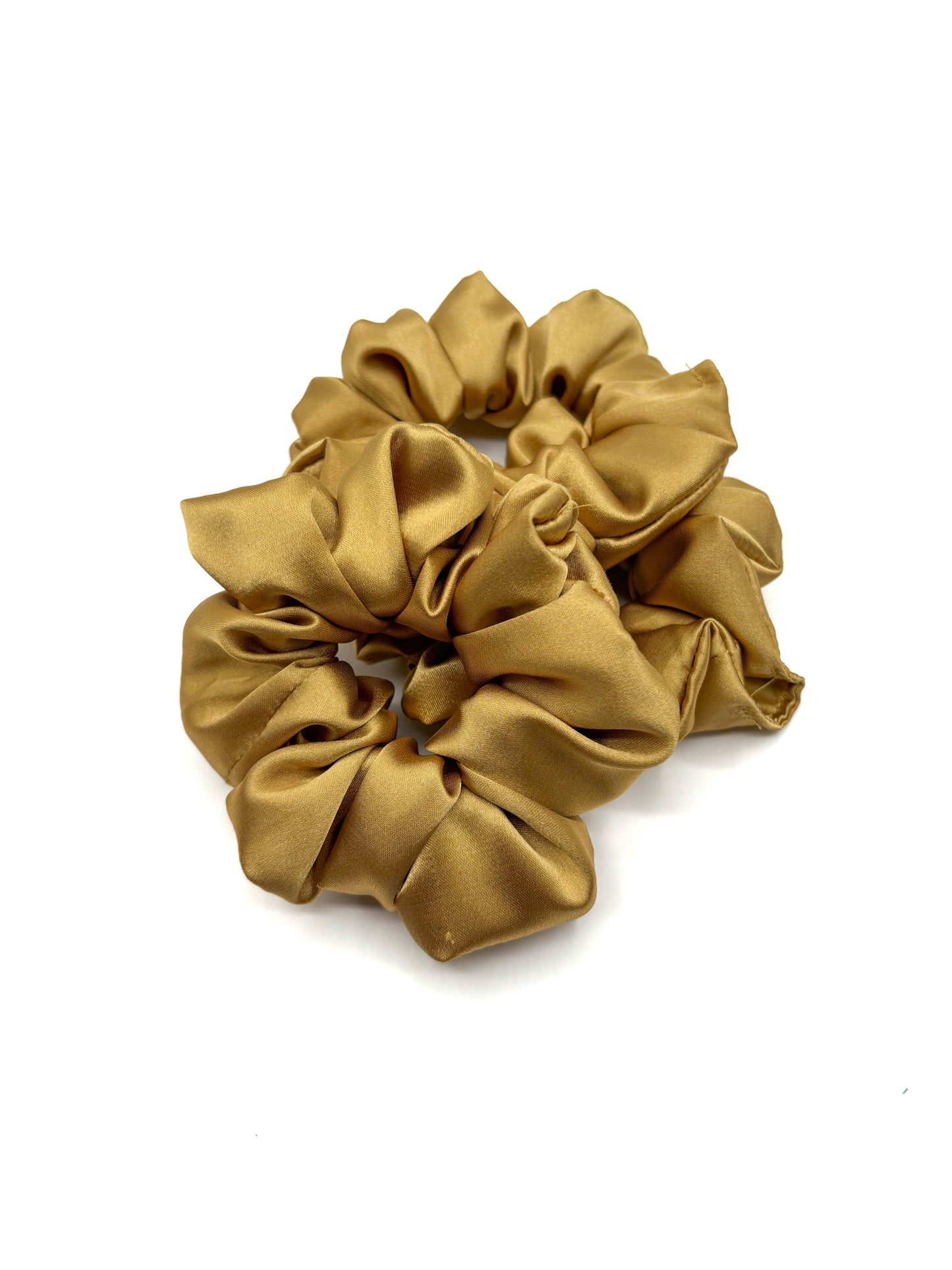 Gold // Satin Scrunchie