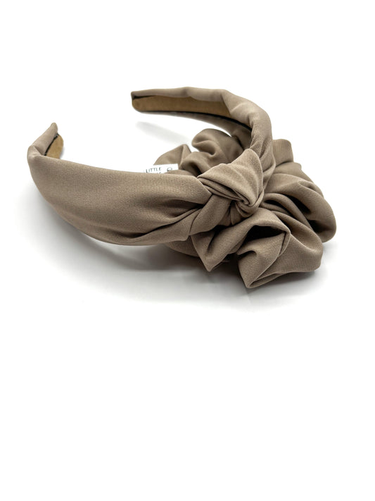 Taupe // Knotted Headband