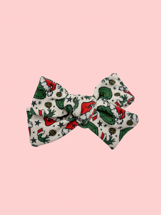 Green Guy // Handtied Bow