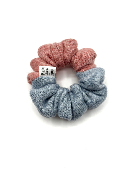 Orange + Blue // Scrunchie